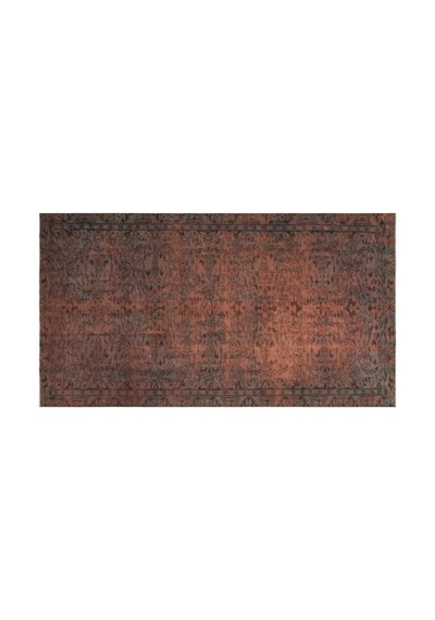 El Dokuması Vintage Yün-pamuk Kahve Halı 35138 159 X 298 Cm Kahverengi