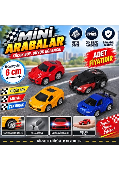 1302b-1 Küçükboy Metal Çek Bırak Araçlar Adet Fiyatıdır