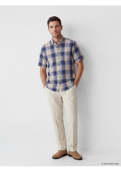 Lcwaıkıkı Classic Sarı Regular Fit Ekose Poplin Erkek Gömlek Lcwaıkıkı Classic Sarı Regular Fit Ekose Poplin Erkek Gömlek