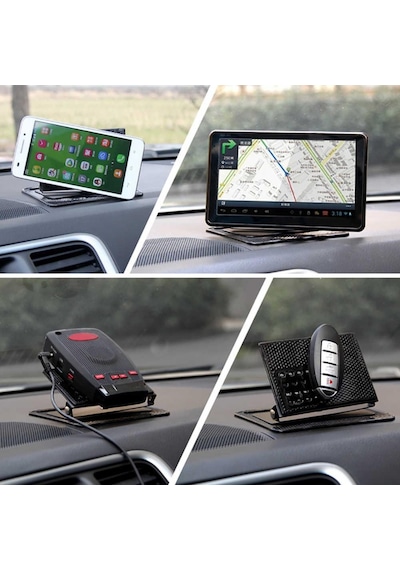 Telefon - Tablet - Navigasyon Tutucu 360 Oynar Kaydırmaz Stand (509138986)