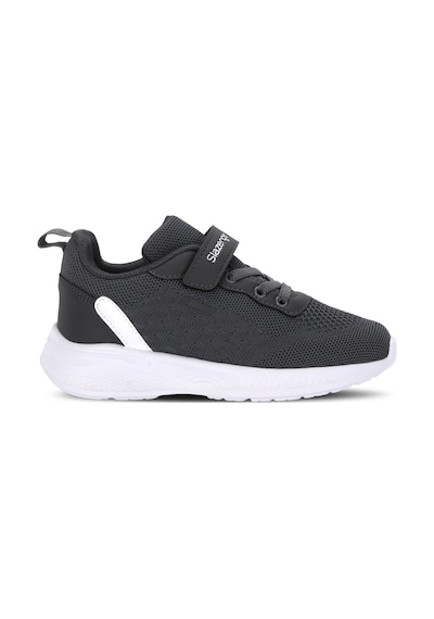 Slazenger Flarex Unisex Çocuk Cırt Cırtlı Koyu Gri / Beyaz Günlük Spor Ayakkabısı