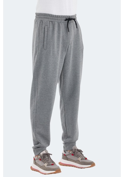Slazenger Navdeep 2 Li Set Erkek Cepli Dar Paça Siyah - Koyu Gri Eşofman Altı Siyah - Koyu Gri