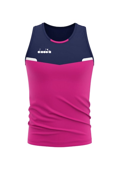 Diadora Elens Kadın T-shirt Fuşya Lacivert