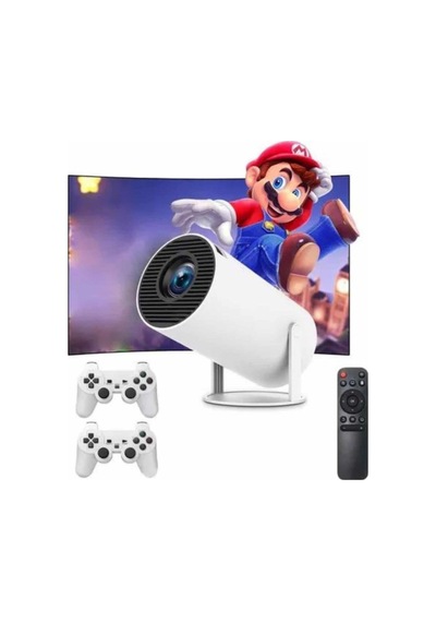 Çift Kollu Ayaklı Android Akıllı Projeksiyon Cihazı Taşınabilir 4k Çözünürlük