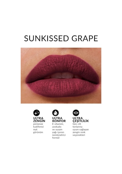 Avon Ultra Mat Ruj Sunkissed Grape