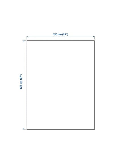 Ikea Sandbrodd Polar Koltuk Örtüsü Tek Kişilik 130 X 170 Cm Gri