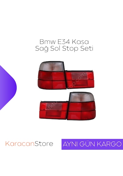 Bmw 5 Serisi E34 Kasa Sağ Sol Stop Lambası Set 4 Parça Bmw
