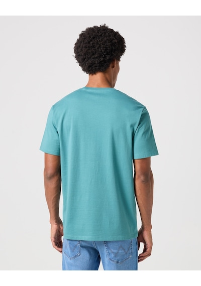 Regular Fit Normal Kesim Bisiklet Yaka %100 Pamuk Lacivert Tişört W7NM203877W25 Mint