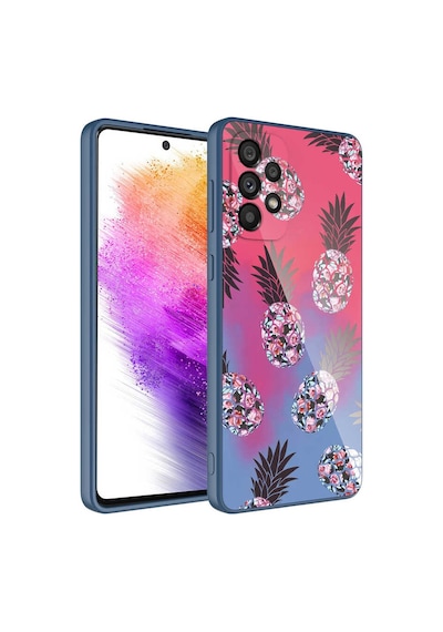 Zore Galaxy A23 Kılıf Kamera Korumalı Desenli Sert Silikon Ogaa Epoksi Kapak - No3
