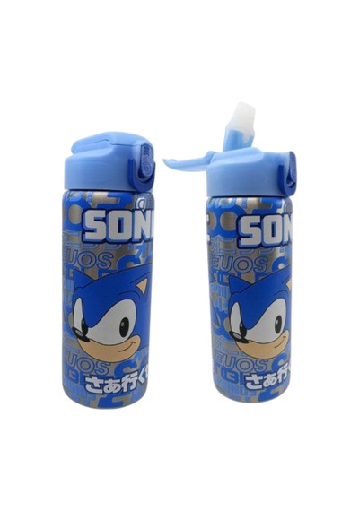 Lisanslı Okul Çantası , Beslenme Çantası , Kalem Çantası - Çelik Matara 500 Ml MAvi