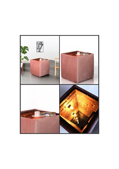 Puf Kuyu Sehpa ,yan Sehpa, Kahve Sehpası, Sonsuzluk Sehpası, Pembe