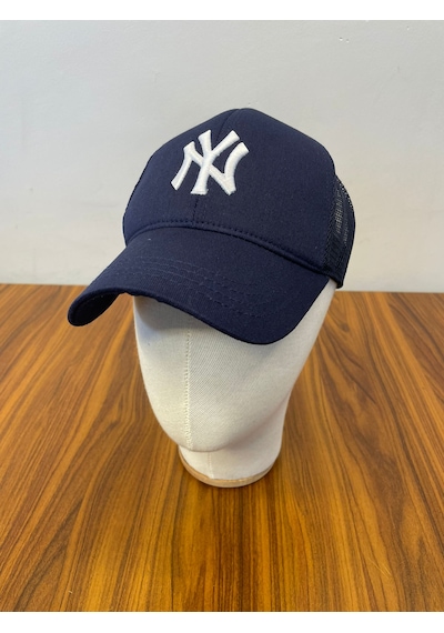 Ny Yankees Nakışlı Fileli Yazlık Beyzbol Cap Şapka Lacivert