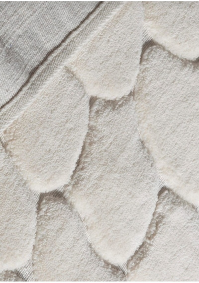 Cotton Eco 2li Pamuklu Banyo Paspas Seti Taş Desen Krem Renkli