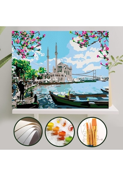 Sayılarla Boyama Tuval Seti 40X50 Cm - Ortaköy