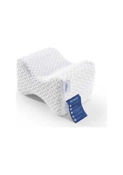 Doqu Home Diz Arası Yastık 26 X 21 X 16,5 Cm - Beyaz Beyaz