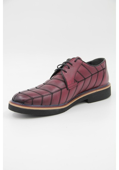 Cabani 225 Erkek Klasik Ayakkabı - Bordo-bordo