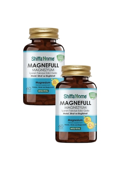 Magnefull Magnezyum Malat Sitrat Bisglisinat 60 Tablet X 2 Adet