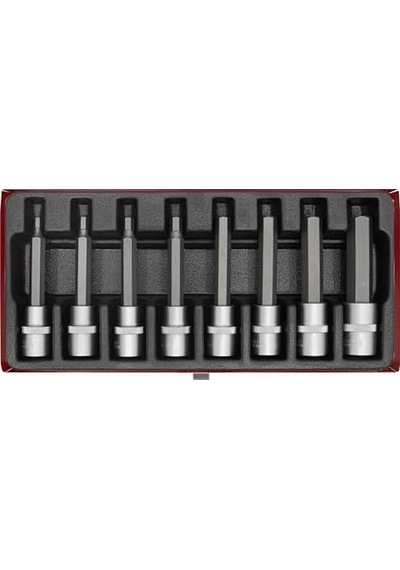 Sealey Ak9310 Alyan Uç Seti 8 Parça 1/5,1 Cm Sq Drive Metrik
