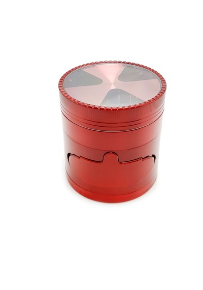 Çekmeceli 60 MM Kırmızı Grinder Herbal Parçalayıcı  Pz38kr