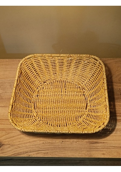 Büyük Boy Hasır Rattan Yuvarlak Sunumluk / Meyve Sepeti / Ekmeklik Diğer