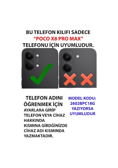 Poco X8 Pro Max Uyumlu Sarı Ve Yeşil Tonlu Bulut Ve Kuşlar Baskılı Silikon Kılıf