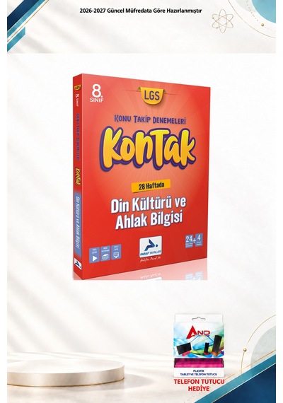 2026-2027 Paraf Yayınları 8. Sınıf Kontak Din Kültürü Konu Takip Denemeleri