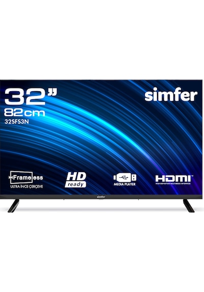 Simfer 32SFS3N 82 Ekran 32" Uydu Alıcılı Led HD Televizyon