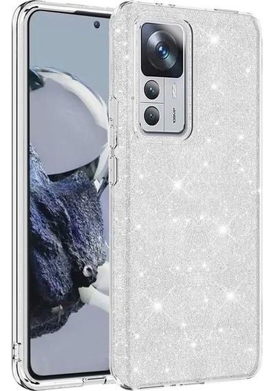 Xiaomi Mi 12t Pro Kılıf Zore Shining Silikon Gümüş