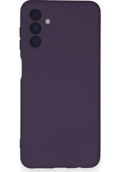 Newface - 393 - Samsung Galaxy A14 4g Kılıf Nano İçi Kadife Silikon - Edntrend - - Mor