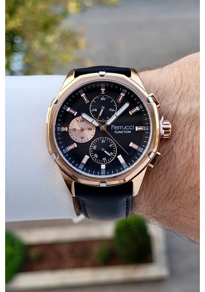 Ferrucci Fcıste403 Erkek Kol Saati Rose Gold