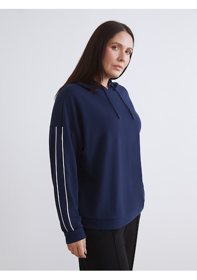 Lcw Everyday Lacivert Oversize Kadın Hoodie