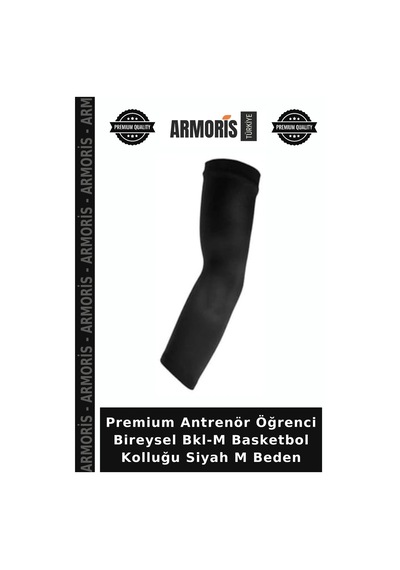 Premium Antrenör Öğrenci Bireysel Bkl-m Basketbol Kolluğu Siyah M Beden