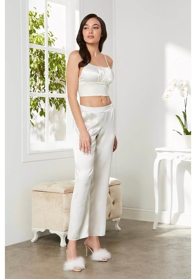 Pierre Cardin Kadife Saten 3'lü Pijama Takım 2075 001