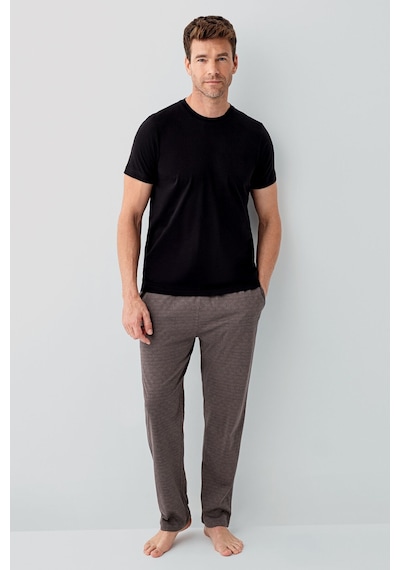 Arnetta Erkek Siyah Pijama Takım Ar3686-s-v1 Siyah