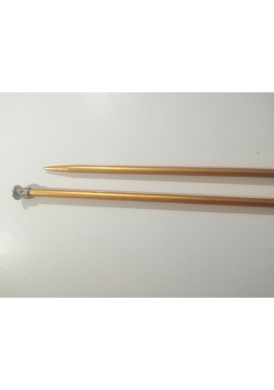 Abarta 4,5mm Renkli Metal Örgü Çocuk Şişi 25cm-sarı 1 Adet