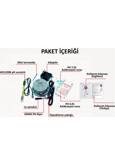 Adwa Eco209 Tank Tipi Ph  Ölçer