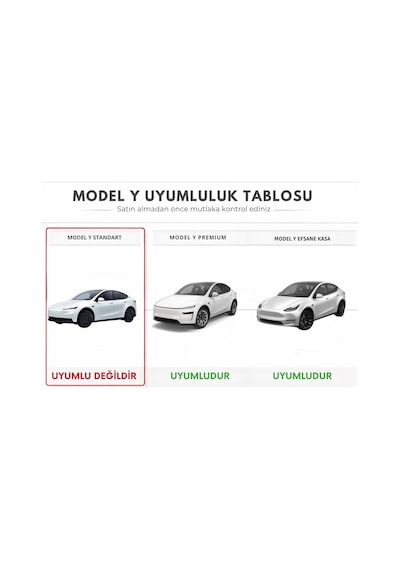 Tesla Model Y 2025+ Juniper Ve Efsane Kasa Uyumlu Koltuk Arkası Koruyucu