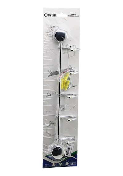 Delux Kod-550 5 Kollu Krom Banyo Askısı Vidalı Montaj