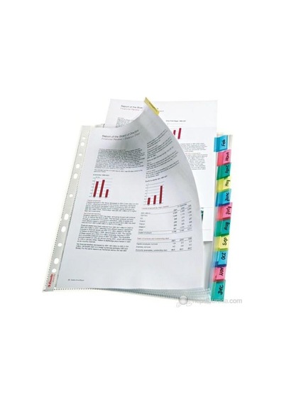 ESSELTE DELIKLI POSET DOSYA A4 AYRAC 6 LI (414160)
