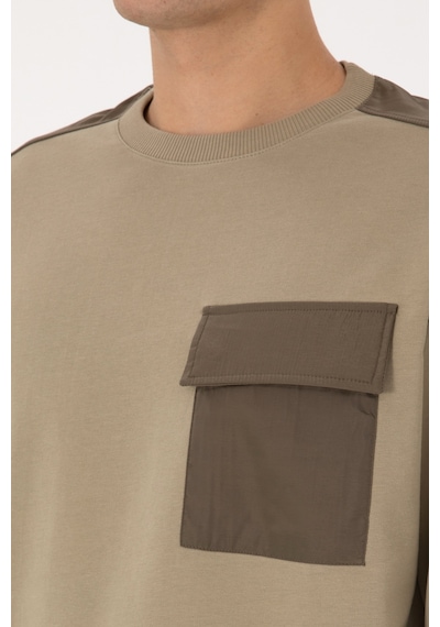 U.s. Polo Assn. Erkek Açık Haki Sweatshirt 50316401-vr183 Acık Hakı