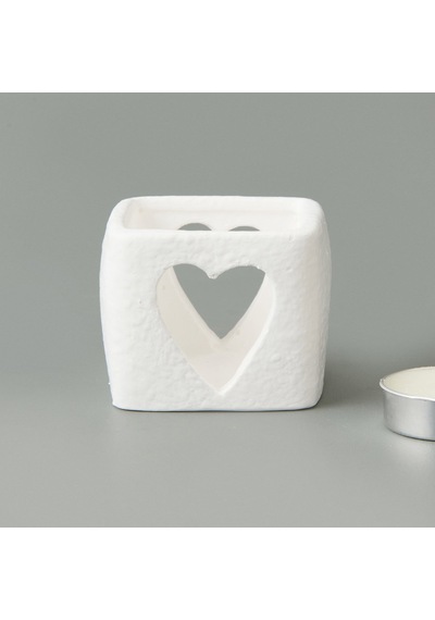 Deco Star Mumluk - Beyaz - 6x6 Cm Renkli