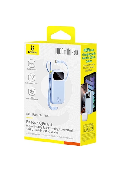 Baseus Enerfill Fc31 10000 Mah 45w Powerbank - Mavi Rrc9bsu0026 Renkli
