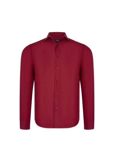 İkili Set G726 Dewberry Erkek Gömlek-lacivert- Bordo Lacivert- Bordo