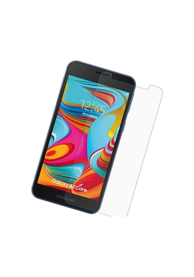 Samsung Uyumlu Galaxy A2 Core (3 Adet) Kırılmaz Ekran Koruyucu Temperli Cam