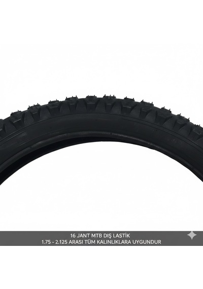 16 Jant Bisiklet Dış Lastik 16x1.75 1.90 1.95 2.125 Uyumlu Çocuk Bisikleti Mtb Dişli Lastiği 1 Adet