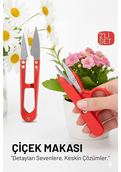 Transformacion Profesyonel 2'li Mini Budama Seti: Hassas Çiçek Ve Bitki Makası - Çelik Ultra Keskin Seri 722647