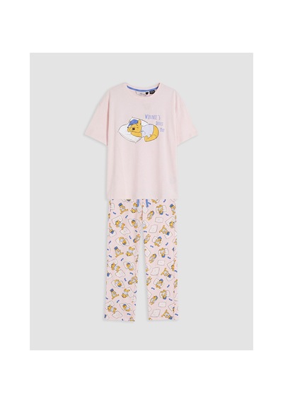 Lcw Young Pembe Winnie The Pooh Baskılı Kadın Pijama Takım