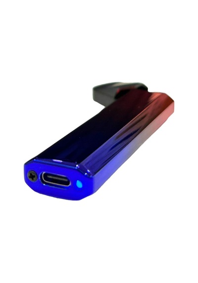 Slim Mavi Kırmızı Şarjlı Çakmak 109485