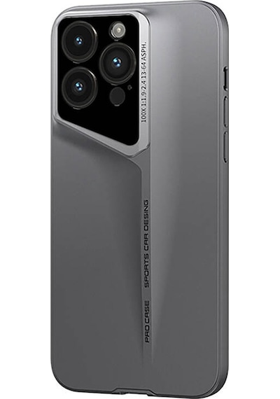 Apple Uyumlu iPhone 15 Pro Kılıf Ultra İnce Kamera Korumalı Sert Rubber Zore Procase Kapak-titanyum- Titanyum-gri Apple Uyumlu iPhone 15 Pro Kılıf Ultra İnce Kamera Korumalı Sert Rubber Zore Procase Kapak-titanyum- Titanyum-gri