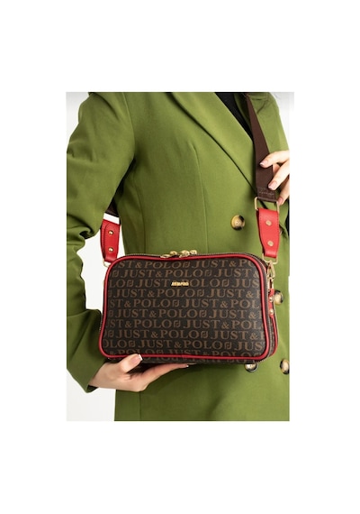 Just Polo Günlük Kombinlere Uygun Kadın Omuz Çantası 440113mh Kahve Kırmızı 71075680